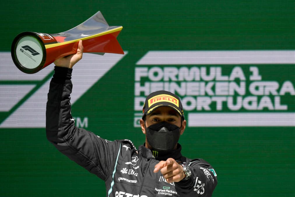 Lewis Hamilton é o recordista de vitórias na F1 (Foto: AFP)