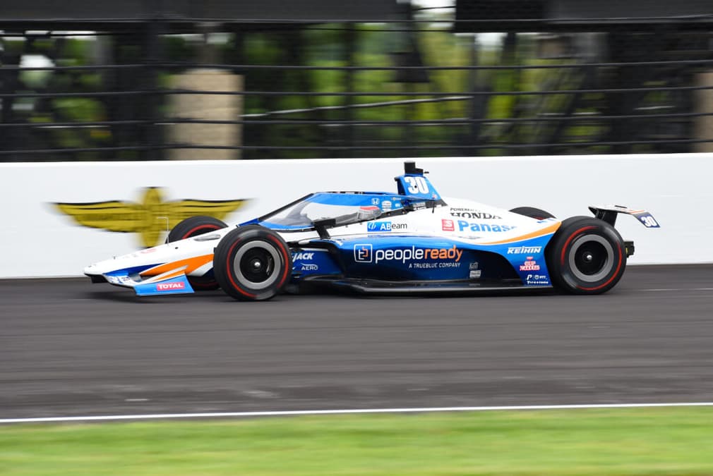 Takuma Sato guia pela RLL (Foto: Indycar)