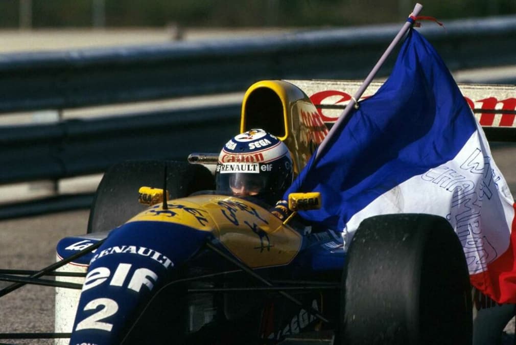 Prost levou o tetra no GP de Portugal de 1993 (Foto: Reprodução)