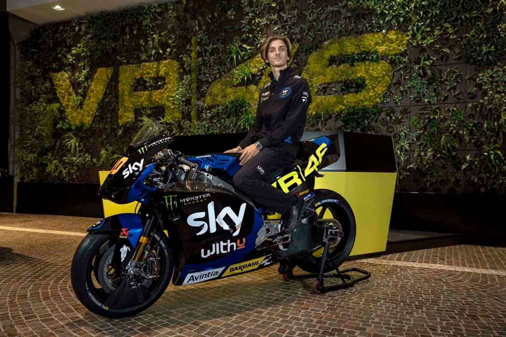Luca Marini vai levar o nome da VR46 para a MotoGP neste ano (Foto: VR46)