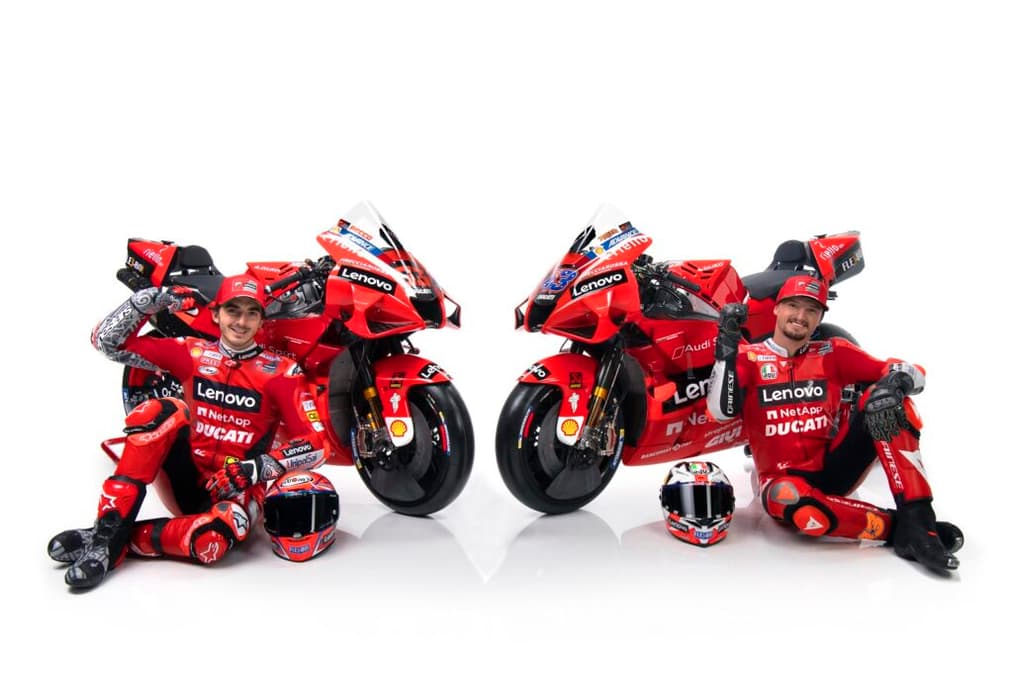 Miller e Bagnaia trouxeram frescor para a Ducati (Foto: Ducati)