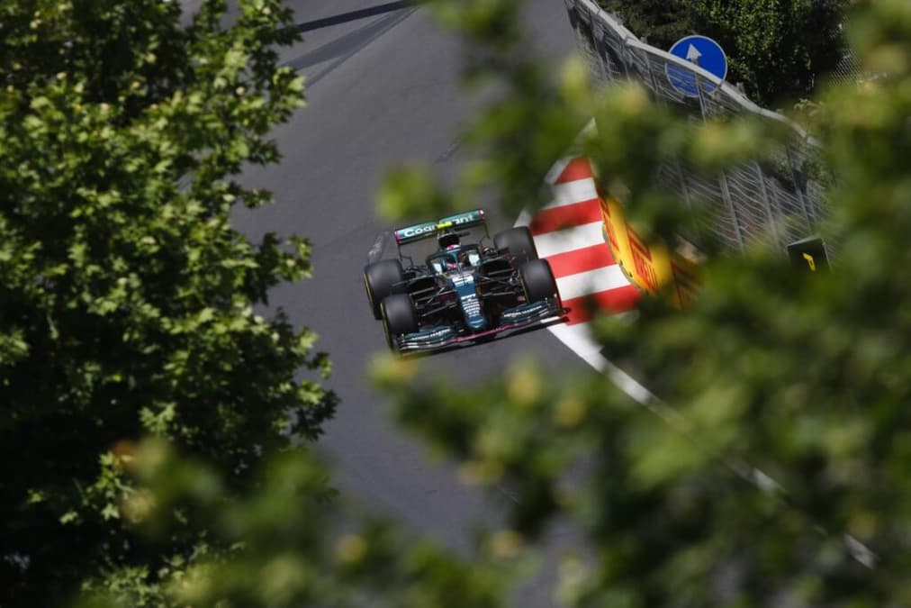 Sebastian Vettel escapou por pouco de avançar para o Q3 no Azerbaijão (Foto: Aston Martin)
