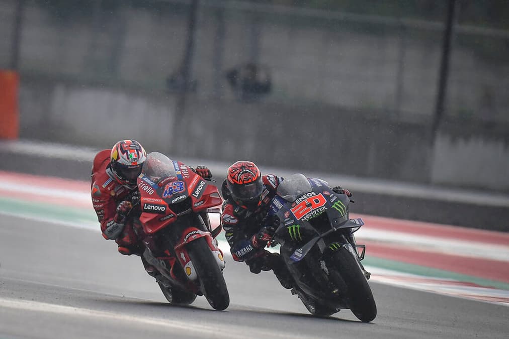 Jack Miller e Fabio Quartararo mostraram visões diferentes do incidentes (Foto: Divulgação/MotoGP)