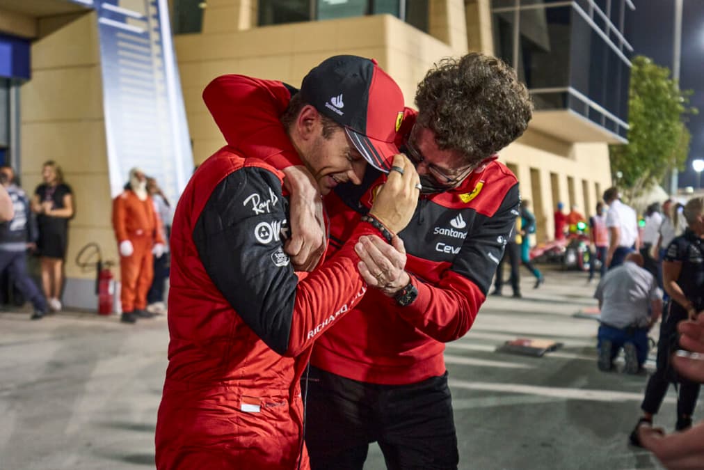 Mattia Binotto e Charles Leclerc (Foto: Scuderia Ferrari)