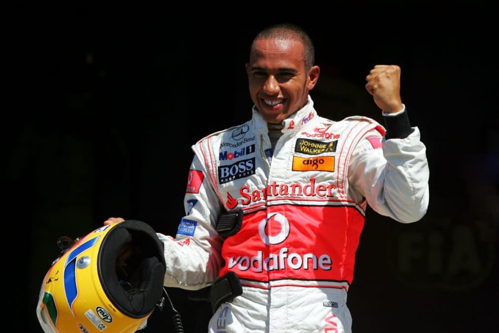 Hamilton relembrou sua primeira passagem pelo Brasil, em 2007 (Foto: Fórmula 1)