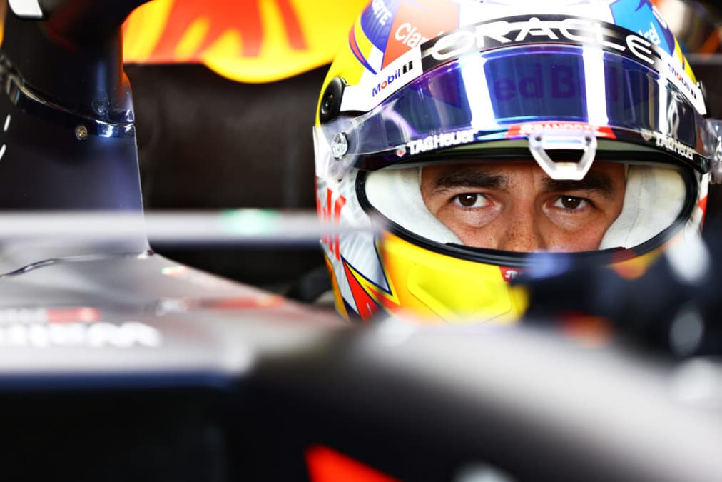 Sergio Pérez se assustou com o acidente de Guanyu Zhou e lembrou o risco que os pilotos correm (Foto: Red Bull Content Pool)