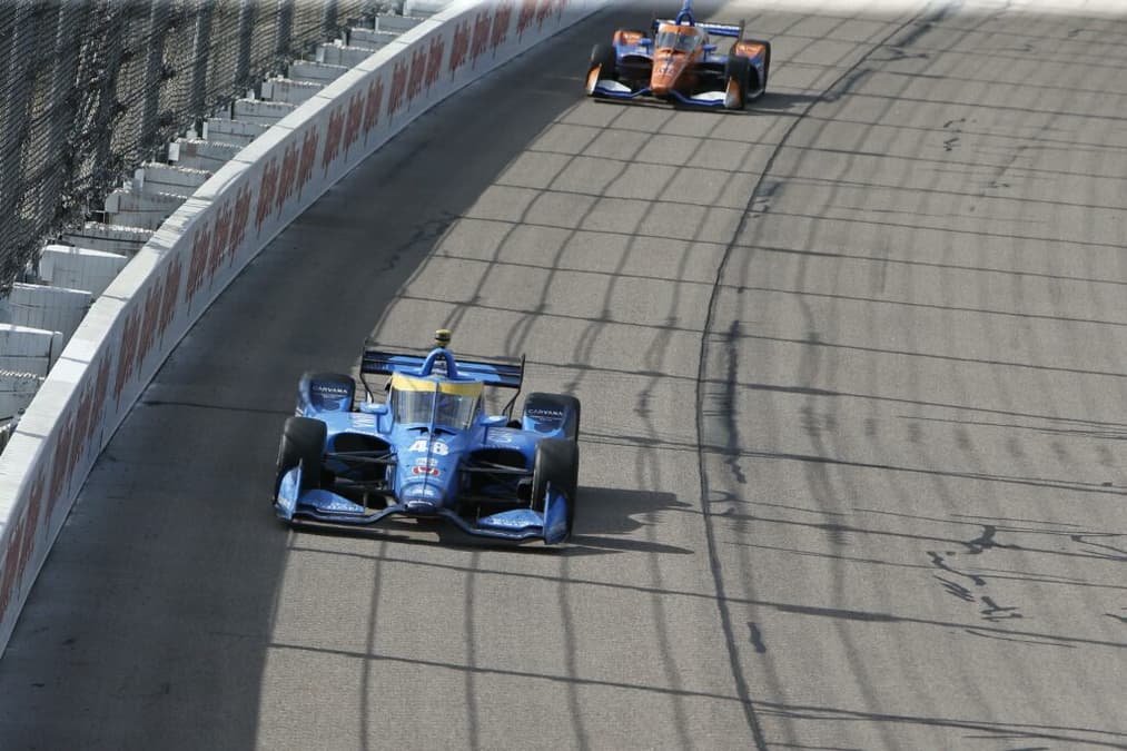 Jimmie Johnson terminou GP de Iowa 2 em quinto (Foto: IndyCar)