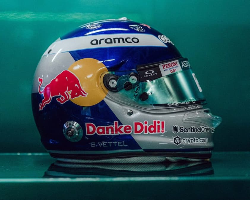Sebastian Vettel vai usar capacete especial no México (Foto: Aston Martin)