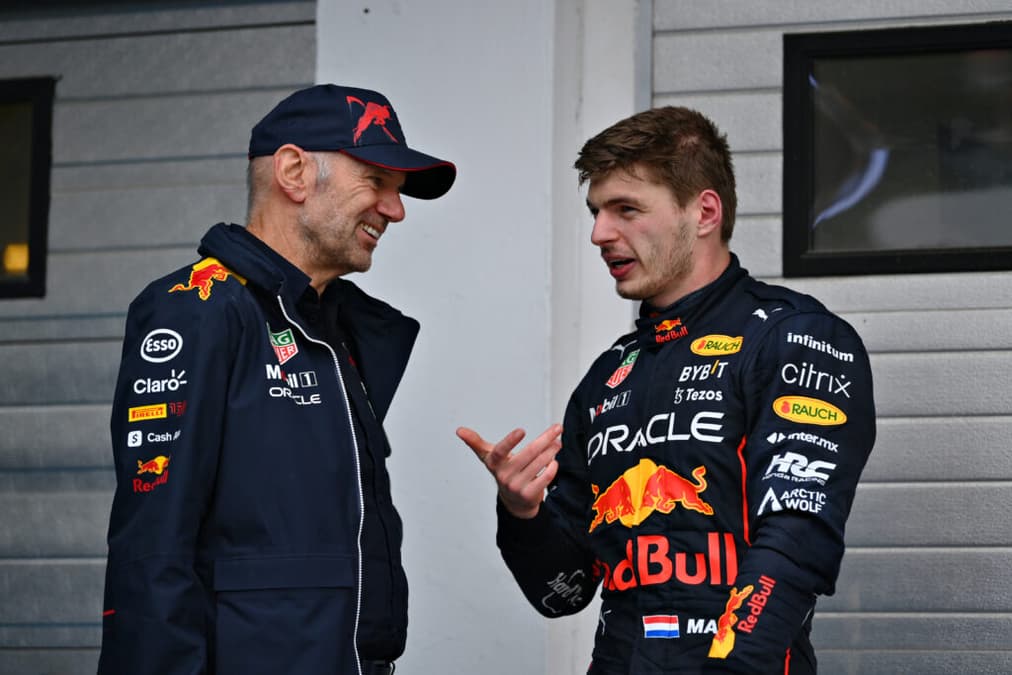 Adrian Newey e Max Verstappen: parceria de sucesso na equipe taurina (Foto: Red Bull Content Pool)