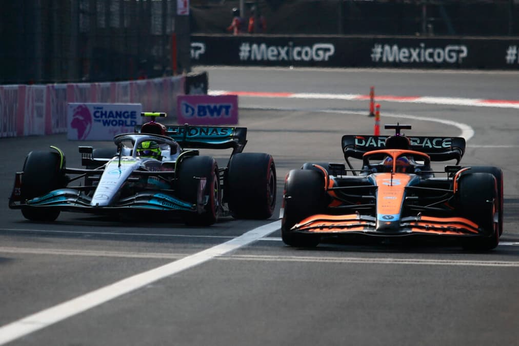 McLaren quer se aproximar da Mercedes em 2023 (Foto: AFP) 
