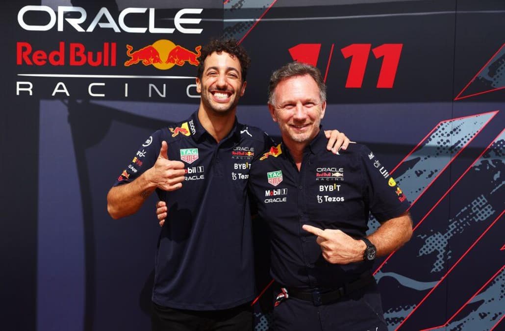 Red Bull não descarta a possibilidade de Riccardo voltar ao grid da Fórmula 1 em 2024 (Foto: Mark Thompson/Getty Images)