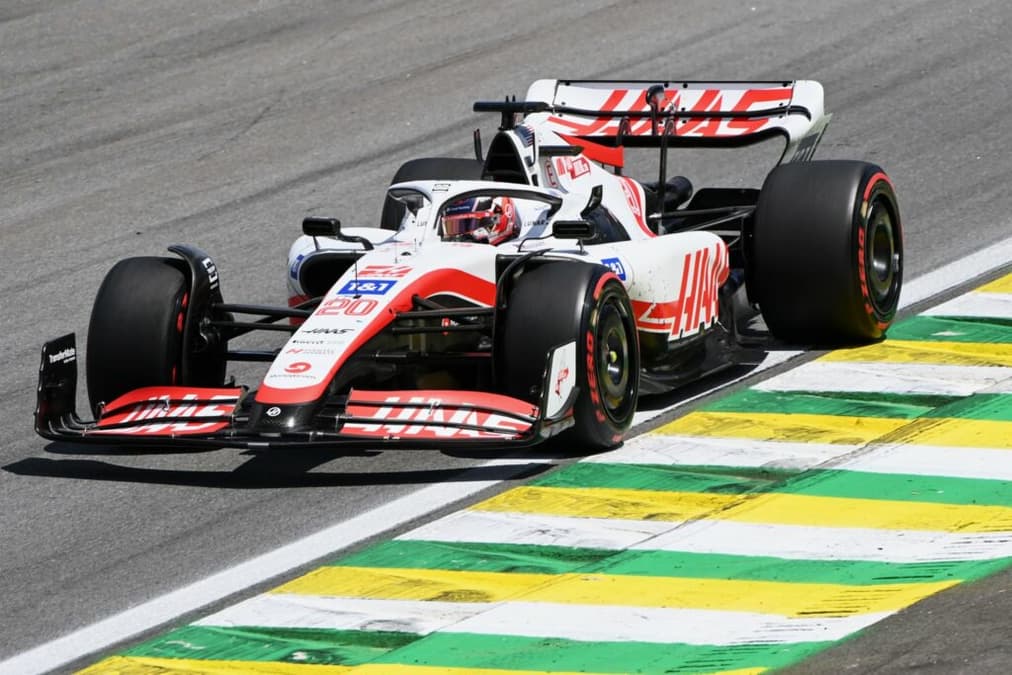 Kevin Magnussen chegou em oitavo na sprint do Brasil e celebrou ponto conquistado pela Haas (Foto: Haas F1 Team)