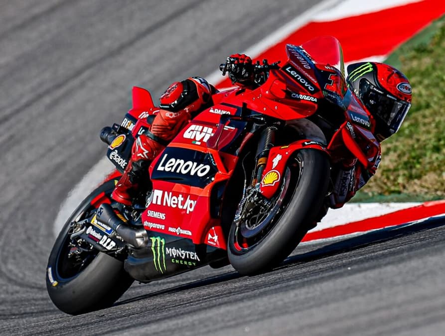 Francesco Bagnaia vai usar o #1 na temporada 2023 da MotoGP (Foto: Ducati)
