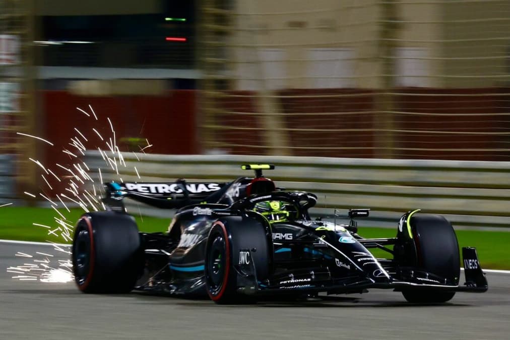 O melhor resultado da Mercedes no Bahrein foi quinto lugar de Lewis Hamilton (Foto: Mercedes)