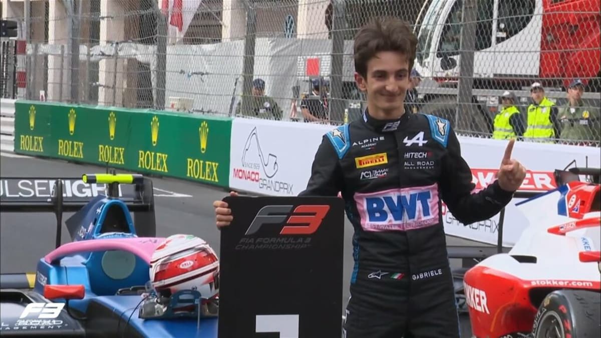 Gabriele Minì venceu a corrida principal da F3 em Mônaco (Foto: F3)