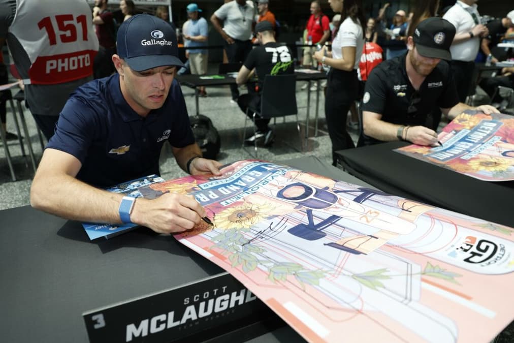 Scott McLaughlin foi o sétimo no novo circuito de rua de Detroit (Foto: Indy)