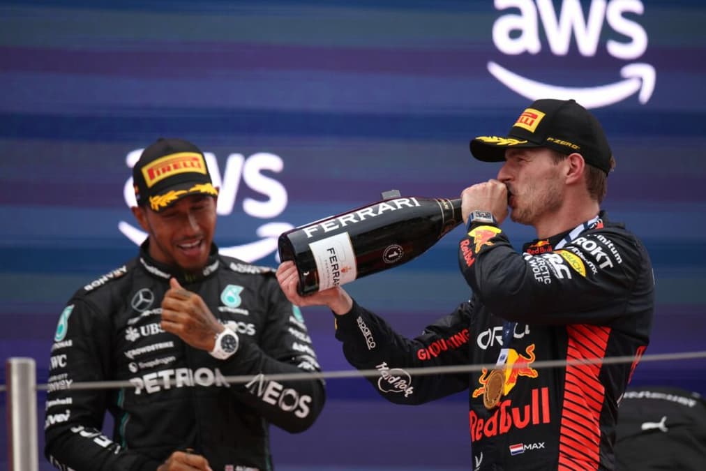 Lewis Hamilton e Max Verstappen (Foto: Red Bull Content Pool)