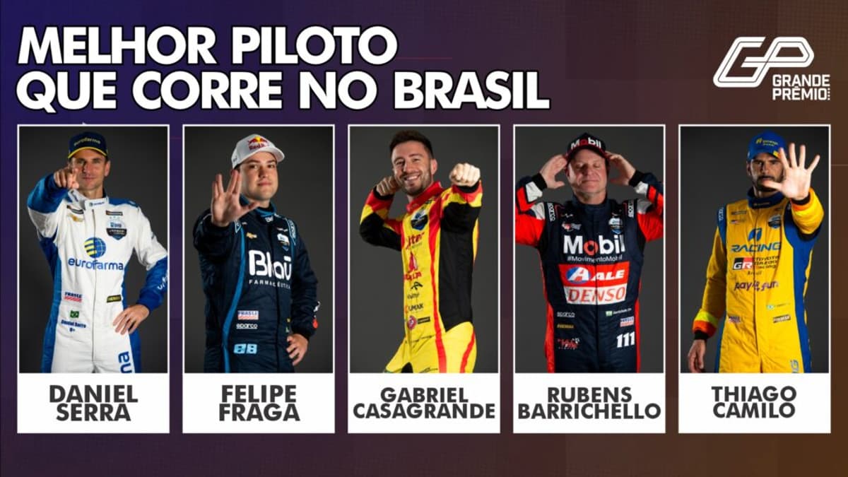 Melhores pilotos que correm no Brasil (Arte: Rodrigo Berton/Grande Prêmio)