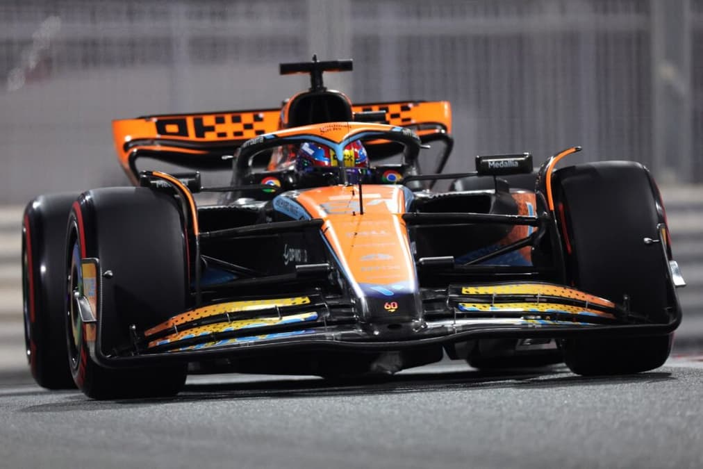 Oscar Piastri em Abu Dhabi: McLaren fechou 2023 em quarto no Mundial (Foto: AFP) 