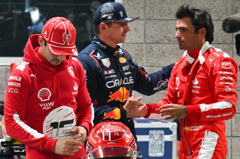 Max Verstappen e Carlos Sainz foram companheiros na Toro Rosso (Foto: AFP)