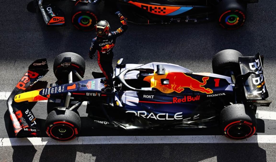 Max Verstappen venceu mais uma na temporada 2023: agora cantou e tudo (Foto: Red Bull Content Pool)