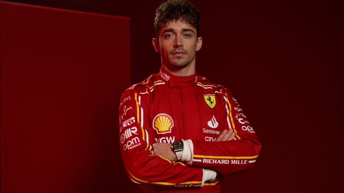 Leclerc disse que decisão de renovar com a Ferrari foi "racional" (Foto: Ferrari)