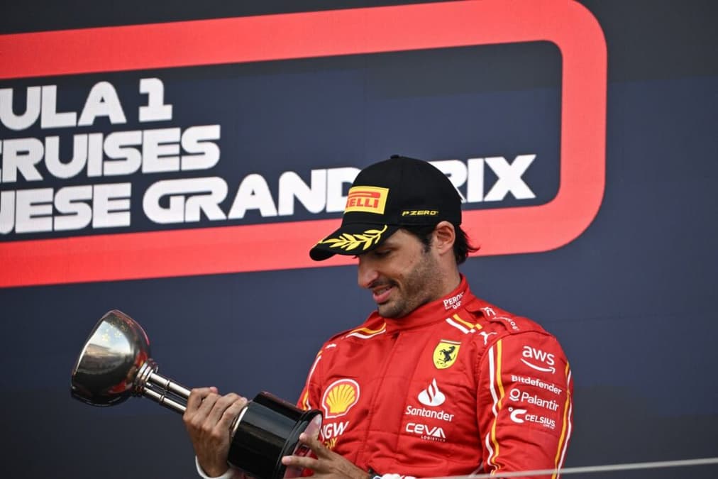 Sainz conquistou mais um pódio no GP do Japão (Foto: AFP) 