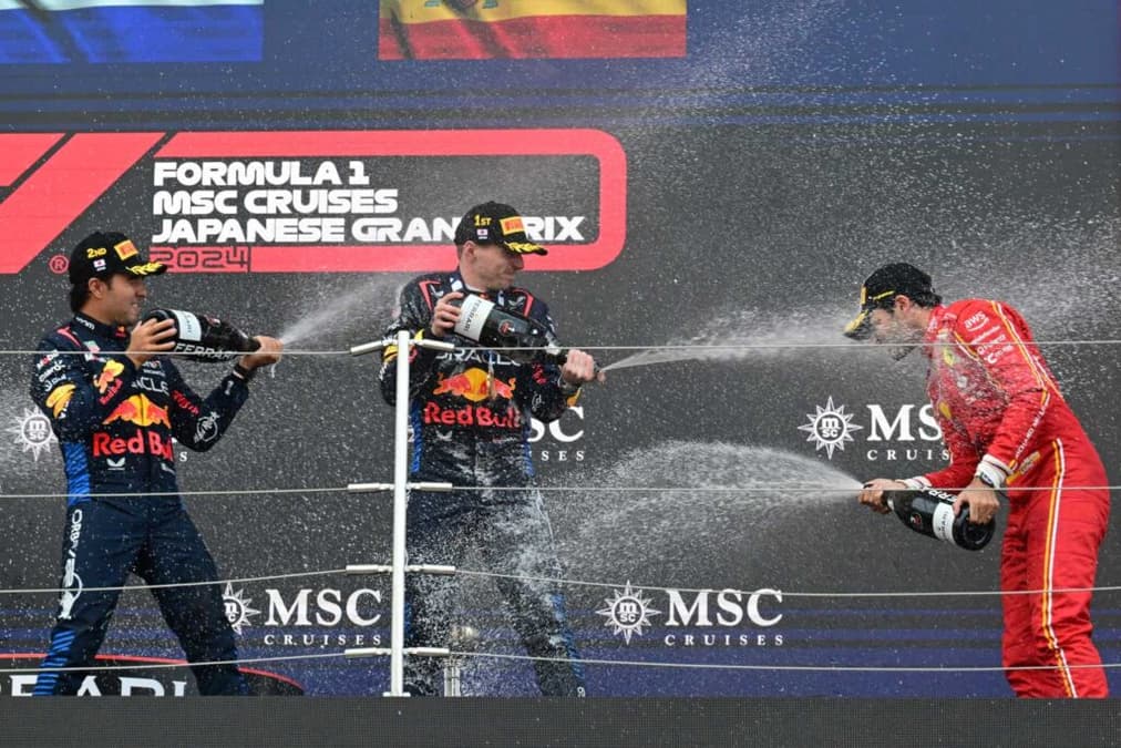 Max Verstappen venceu e escapou na frente da F1 2024 (Foto: AFP) 