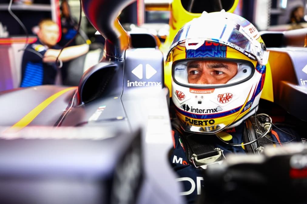 Sergio Pérez se recuperou e conseguiu dobradinha na Red Bull na classificação para o GP da China (Foto: Red Bull Content Pool)