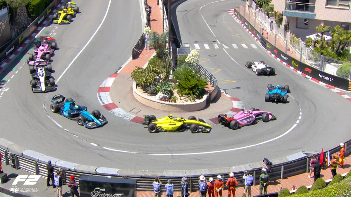 León neutraliza Bilinski e vence modorrenta sprint da F2 em Mônaco. Câmara pontua