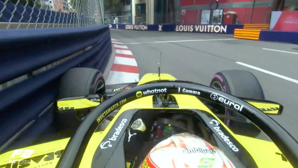 Câmara supera toque no muro e conquista pole da F2 em Mônaco. Minì é 7º