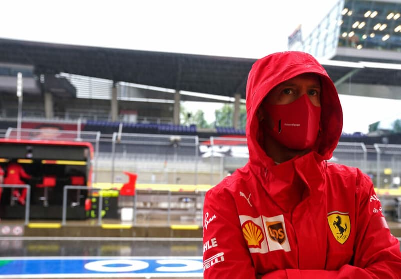 Vettel, mesmo longe das vitória e da boa fase, segue respeitado na F1  (Foto: Ferrari)