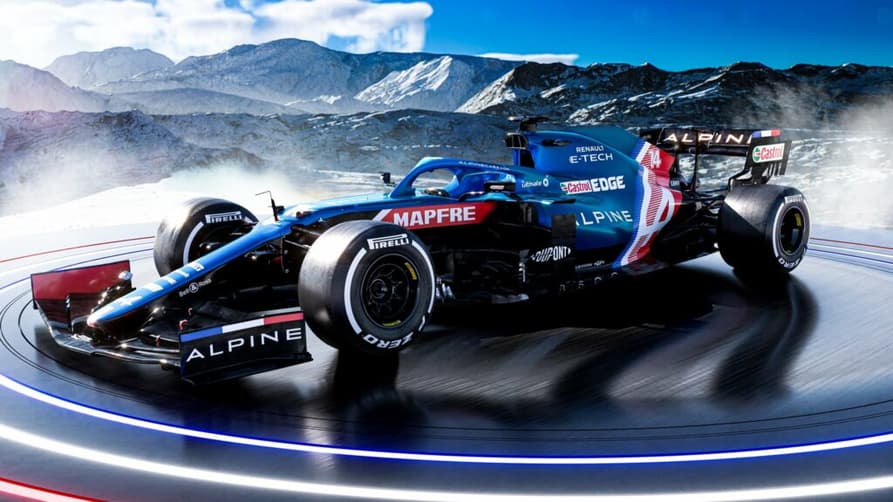 A Alpine apresentou um dos carros mais bonitos do grid da F1 para 2021 (Foto: Alpine)
