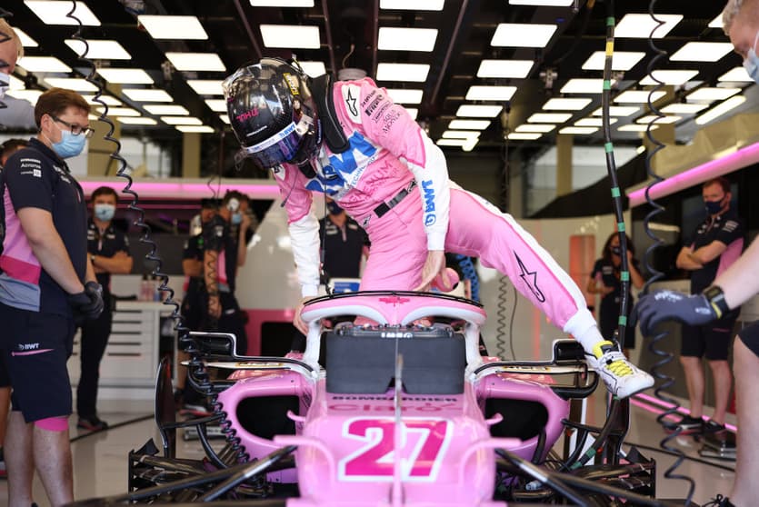 Nico Hülkenberg entra na 'Mercedes rosa' para substituir Sergio Pérez no  (Foto: Pirelli)