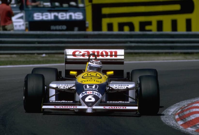 Nelson Piquet disputou o título de 1987 contra Nigel Mansell, companheiro de equipe na Williams (Foto: AFP)