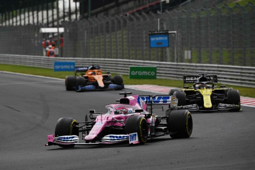 A Racing Point não consegue escapar da Renault e da McLaren (Foto: Racing Point)