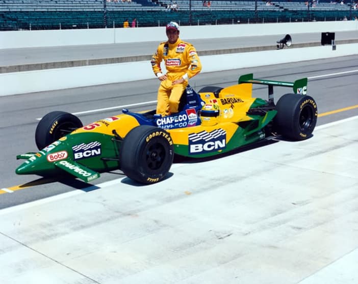 Christian Fittipaldi foi 2º em sua única participação na Indy 500, em 1995 (Foto: Indycar)