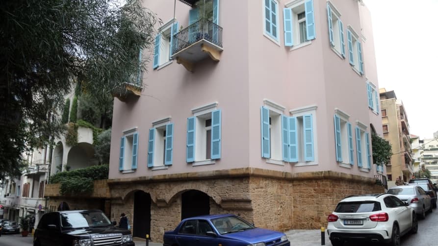 A casa de Carlos Ghosn no Líbano (Foto: Reprodução)