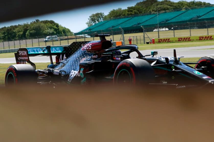 Lewis Hamilton nesta sexta-feira de treinos livres em Silverstone (Foto: Mercedes)