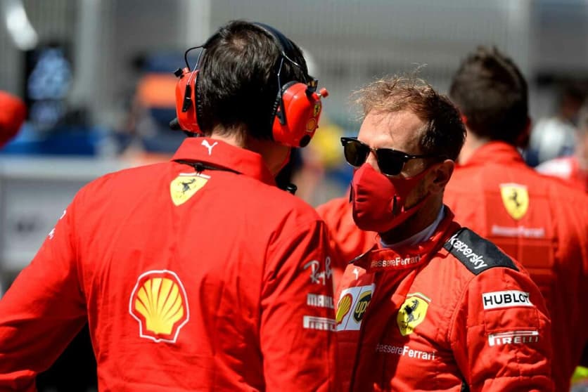 Sebastian Vettel tem sofrido com a Ferrari durante a temporada 2020 (Foto: Ferrari)