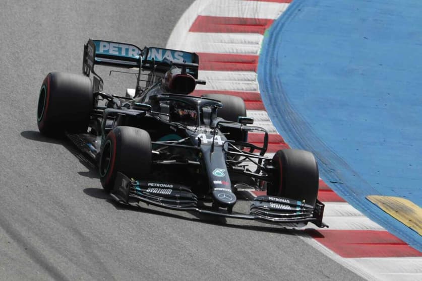 Lewis Hamilton foi o mais rápido do TL3 do GP da Espanha (Foto: Mercedes)