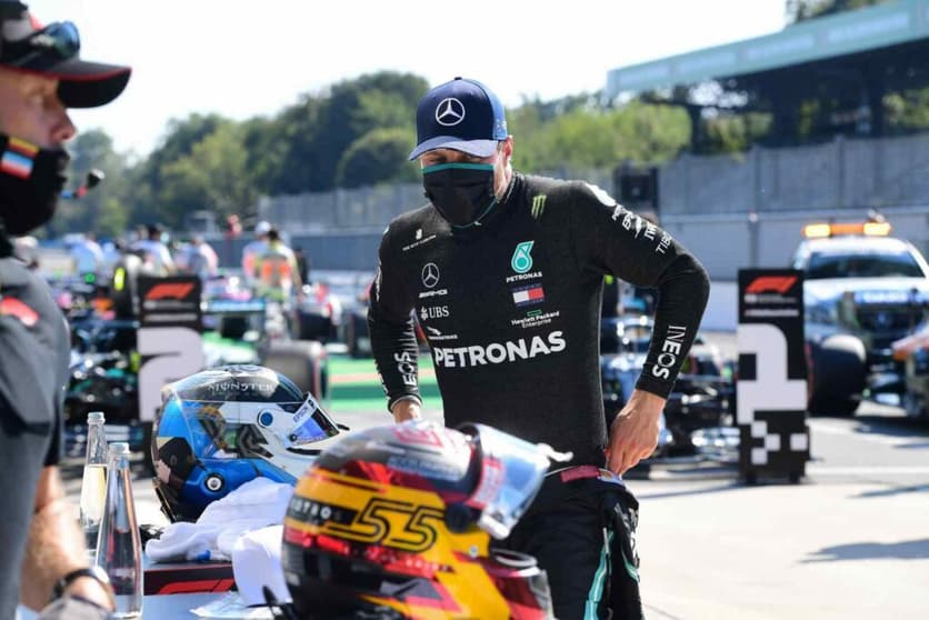 Valtteri Bottas ficou com a segunda posição no grid em Monza (Foto: AFP)