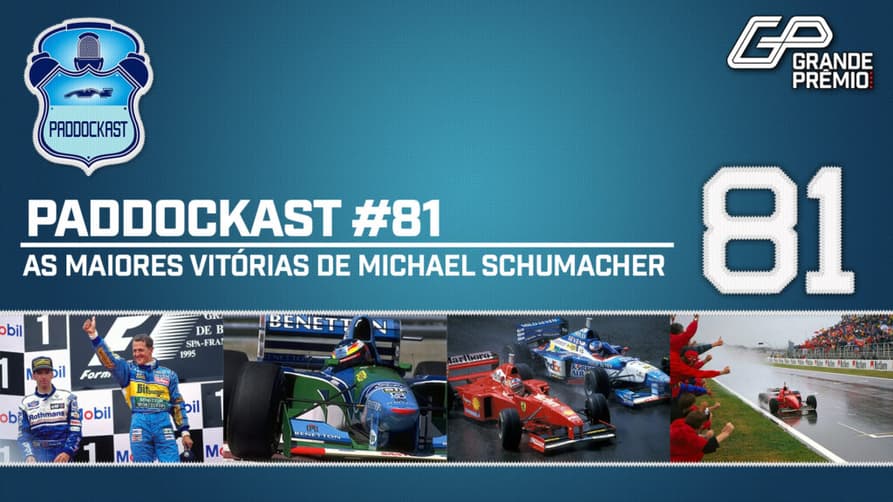 Paddockast comenta as grandes corridas de Michael Schumacher (Arte: Grande Prêmio)