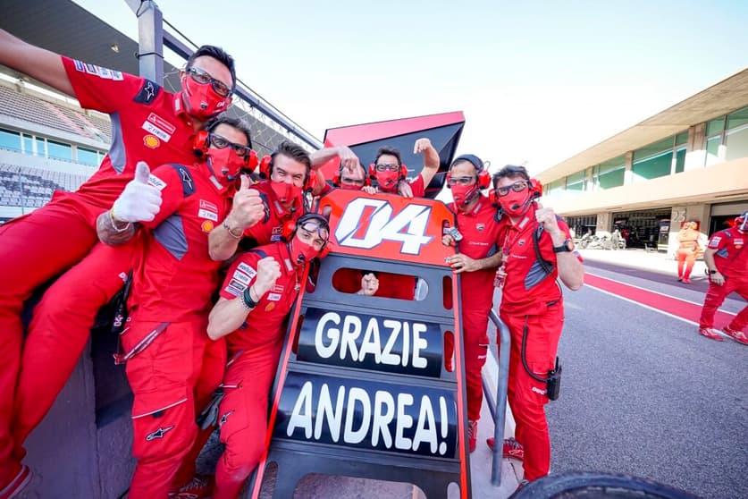 Andrea Dovizioso deixou a Ducati após oito temporadas (Foto: Ducati)