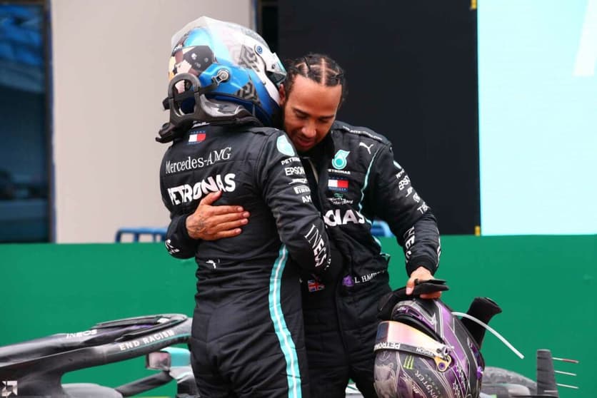 Valtteri Bottas e Lewis Hamilton (Foto: Mercedes)