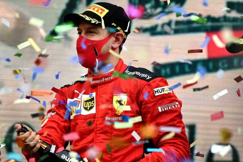Vettel se despediu da Ferrari após cinco anos (Foto: Ferrari)