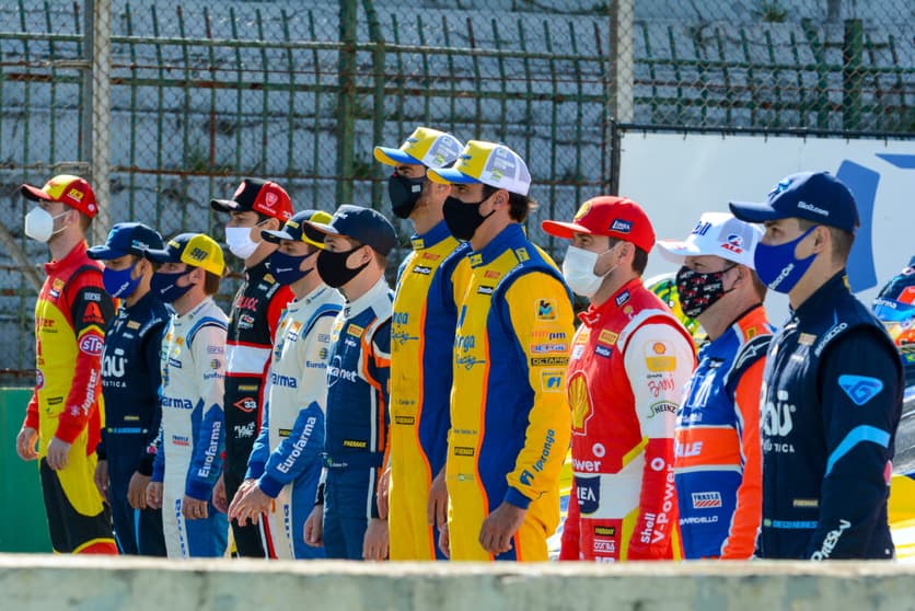 São 11 pilotos com chance de título da Stock Car (Foto: Luís França/Vicar)