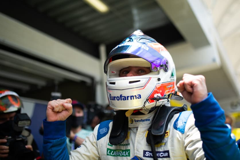 Ricardo Maurício é o campeão da Stock Car em 2020 (Foto: Duda Bairros/Vicar)