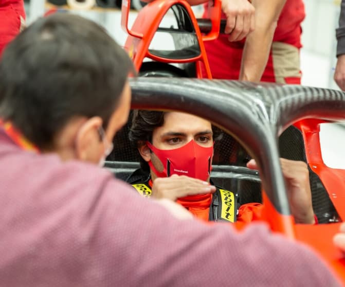 A Ferrari se encantou pela forma que Sainz se comunica no rádio (Foto: Ferrari)