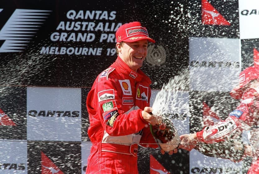 Eddie Irvine foi companheiro de Michael Schumacher na Ferrari (Foto: Ferrari)